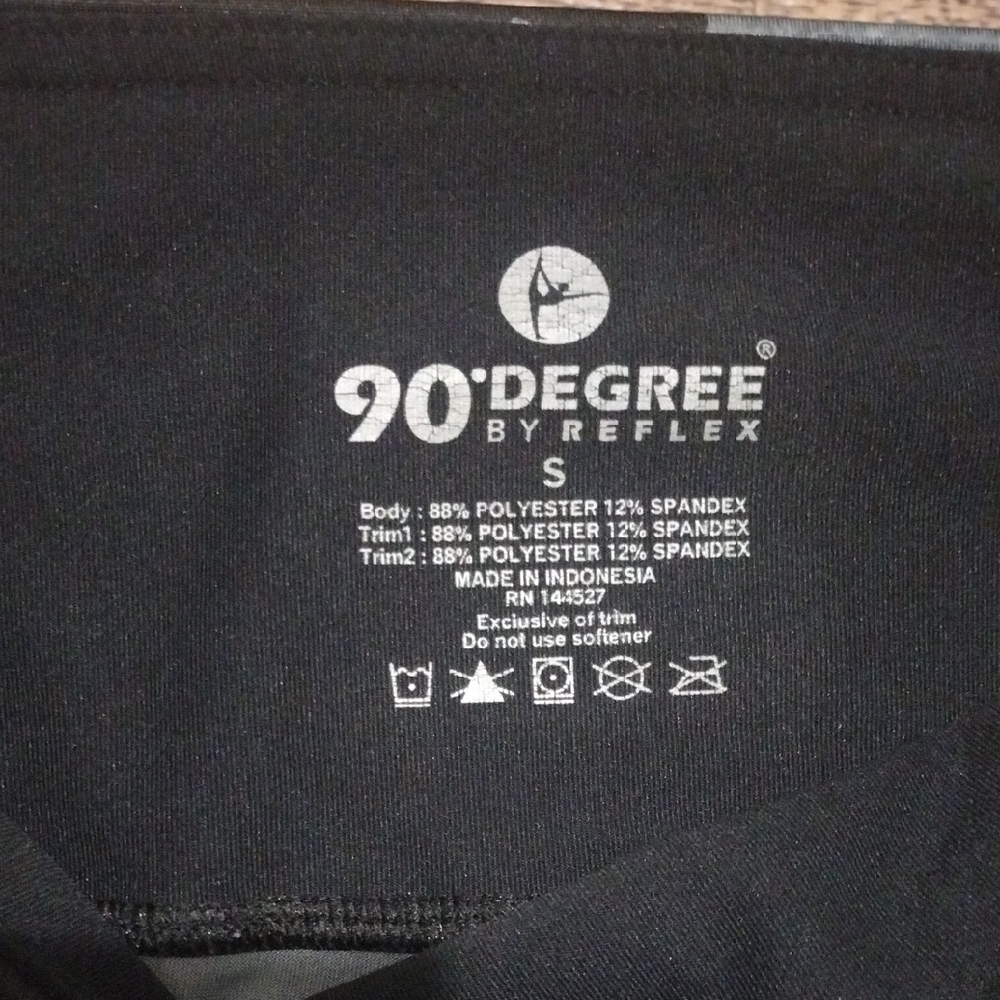 90 Degree By Reflex Camouflage Leggings - Black and Gray​​ - Picture 2 of 6
